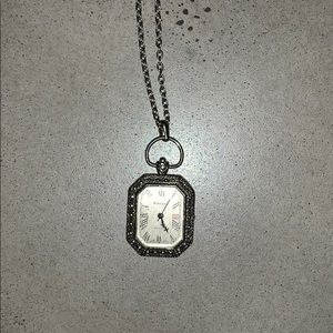 Clock necklace